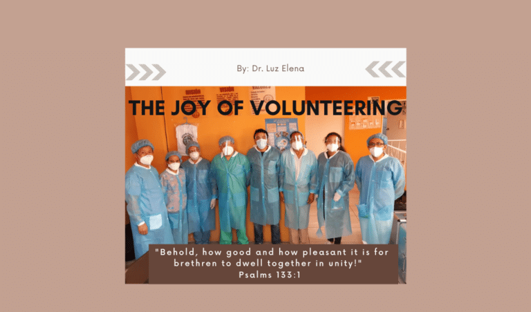 The Joy of Volunteering