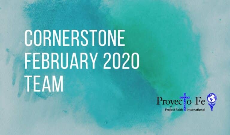 Cornerstone February team – A testimony from a team member