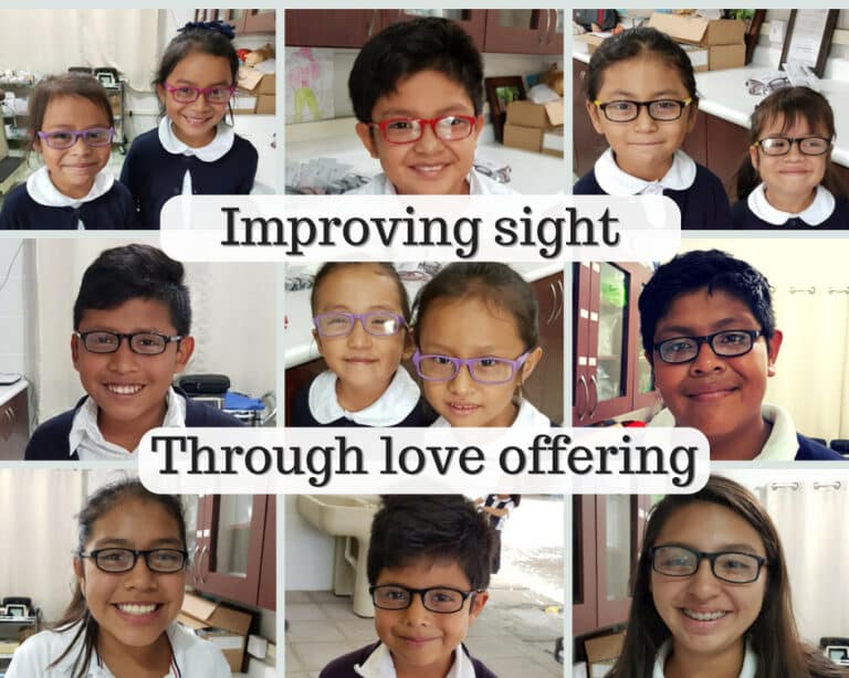 IMPROVING SIGHT THROUGH LOVE OFFERING